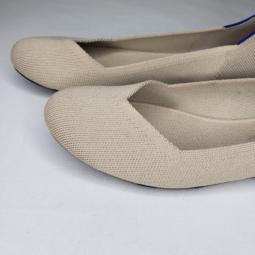 Rothy’s Retired Ecru Round Toe Flats Ballet Shoes Womens Size 10 US - Picture 12 of 15
